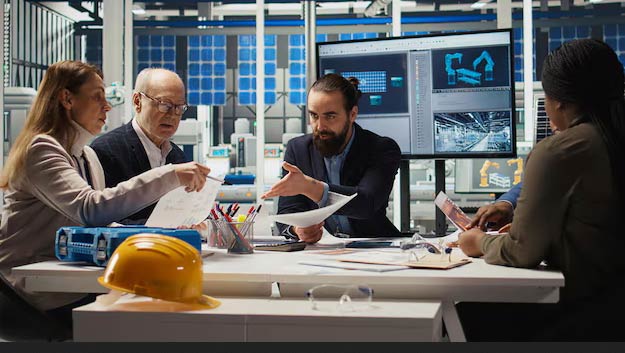 ERP system used by stakeholders in construction industry