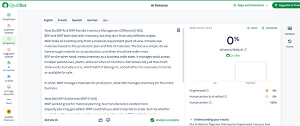 scope of erp project