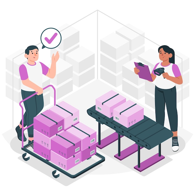 MRP system used in inventory management at warehouse