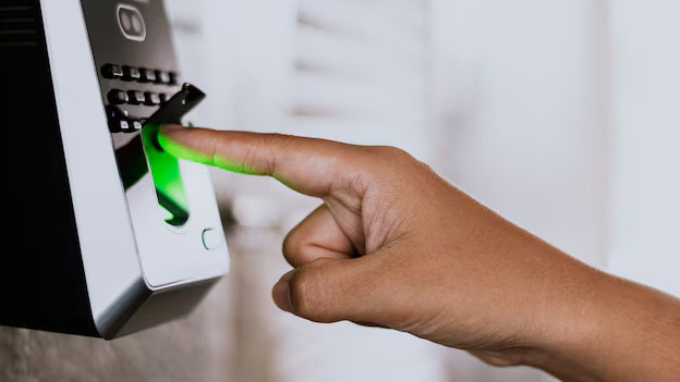 biometric punch in attendance system at corporate office