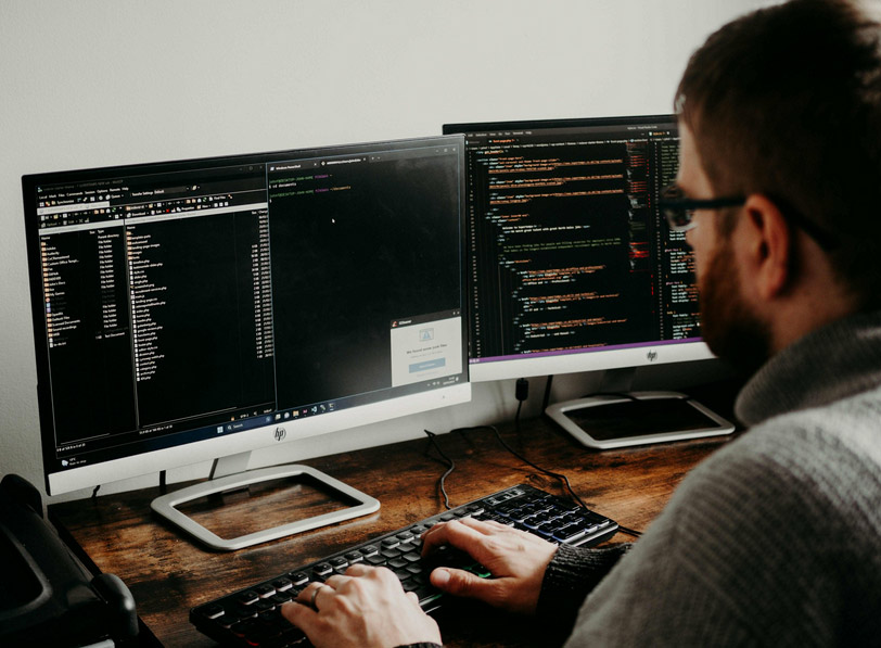 It person doing API integrations on a cloud ERP software